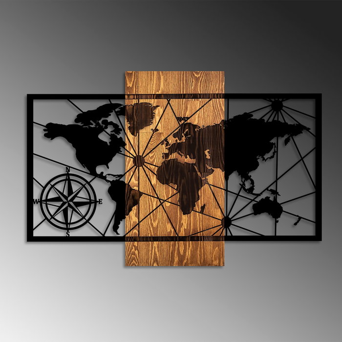 Wallity World Map 3-M